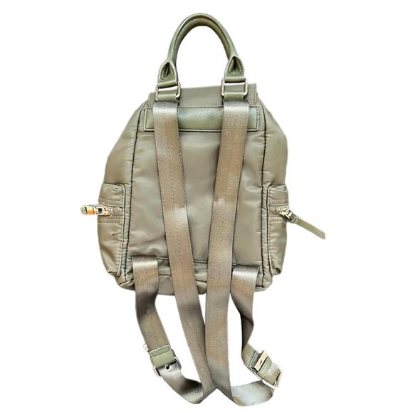 Madden NYC Women's Buckle Olive Green Backpack - Picture 3 of 7